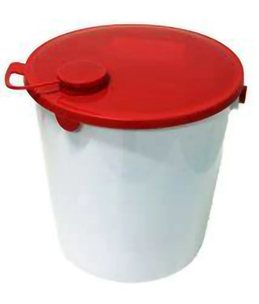 Have Duty Plastic Bucket With Handle And Lid Attached Clipon Cap Hdpe