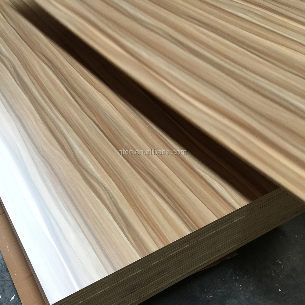 Linyi Gaotong 6mm Double Sides Textured Melamine Paper Overlay Plywood