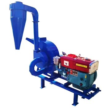 Manxon Diesel Engine Feed Processing Maize Grinding Machine For Cattle ...