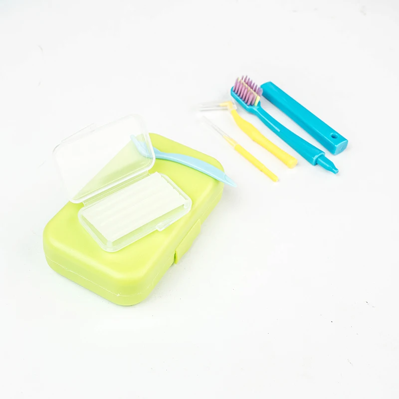 Professional Orthodontic Care Kit Durable Plastic Manual Dental Oral Cleaning Set for Travel Multi-Purpose Hygiene Products supplier