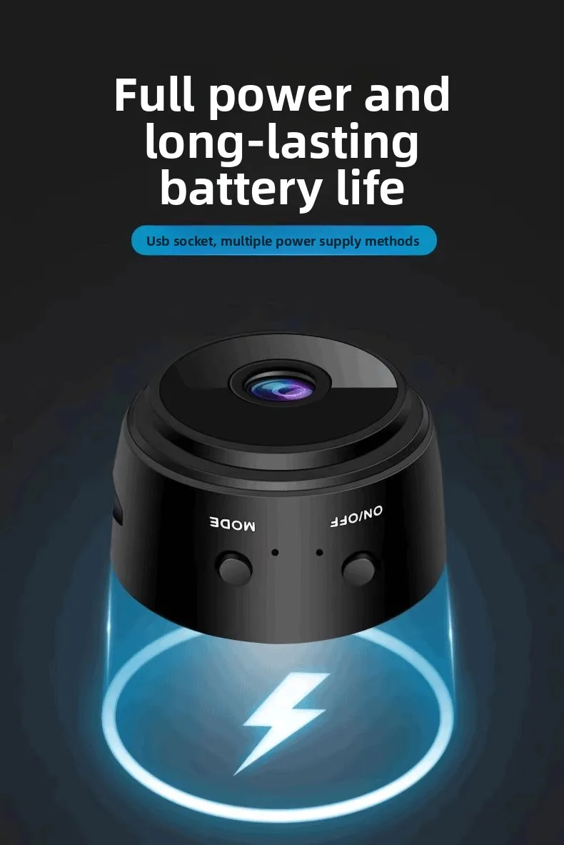 Portable A9 Micro Camera Remote Control Infrared Monitor Security Mini WiFi Camera Wireless 1080p Smart Camera Shenzhen Io T