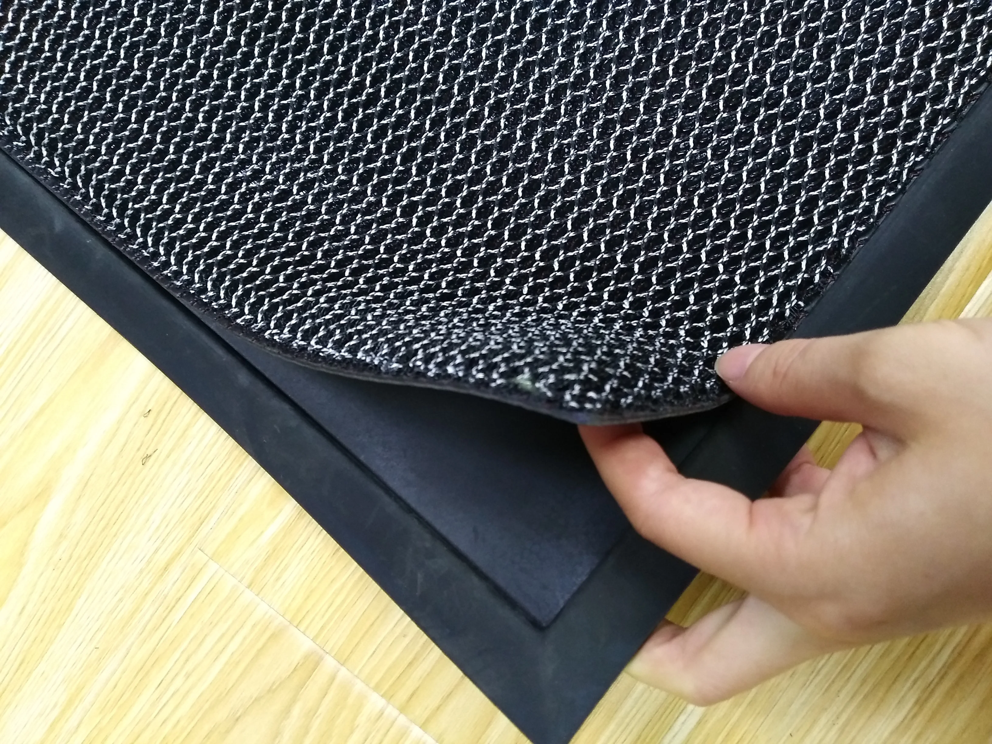 High End Eco Friendly Odorless Shoes Sole Cleaning Mat Sole Disinfection Clean Mud Door Mat