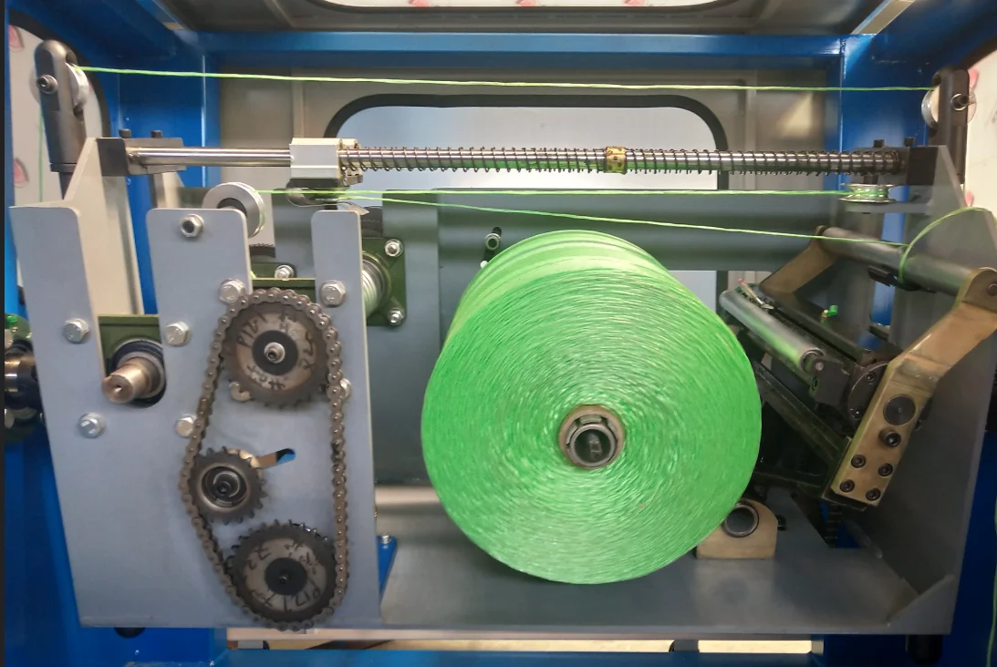 Plc Controlled High Speed Baler Twine Split Film Two For One Twisting
