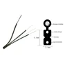 Ftth Drop Cable de fibra optica 1 2 4 Core G657a2 Para uso en interiores / exteriores