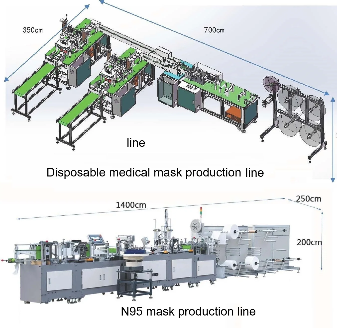 Automatic high quality surgical non woven n95 baby medical mask  making machine