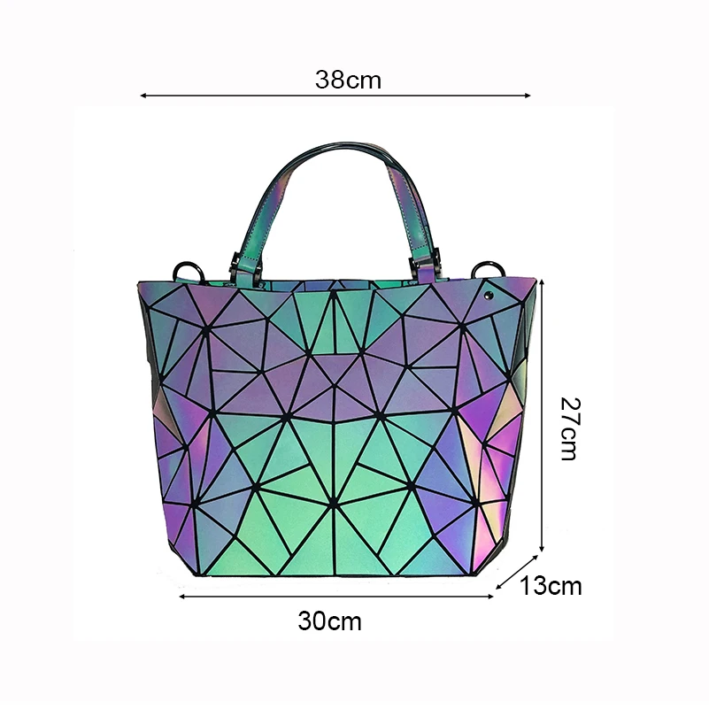New Bao Handbag Bags For Women Luminous Crossbody Bags Fashion Geometry  Mini Shoulder Bag Purse bolso mujer torebki damskie
