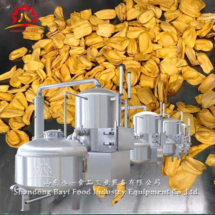 Big capacity jackfruit vacuum fryer fruit vacuum fryer