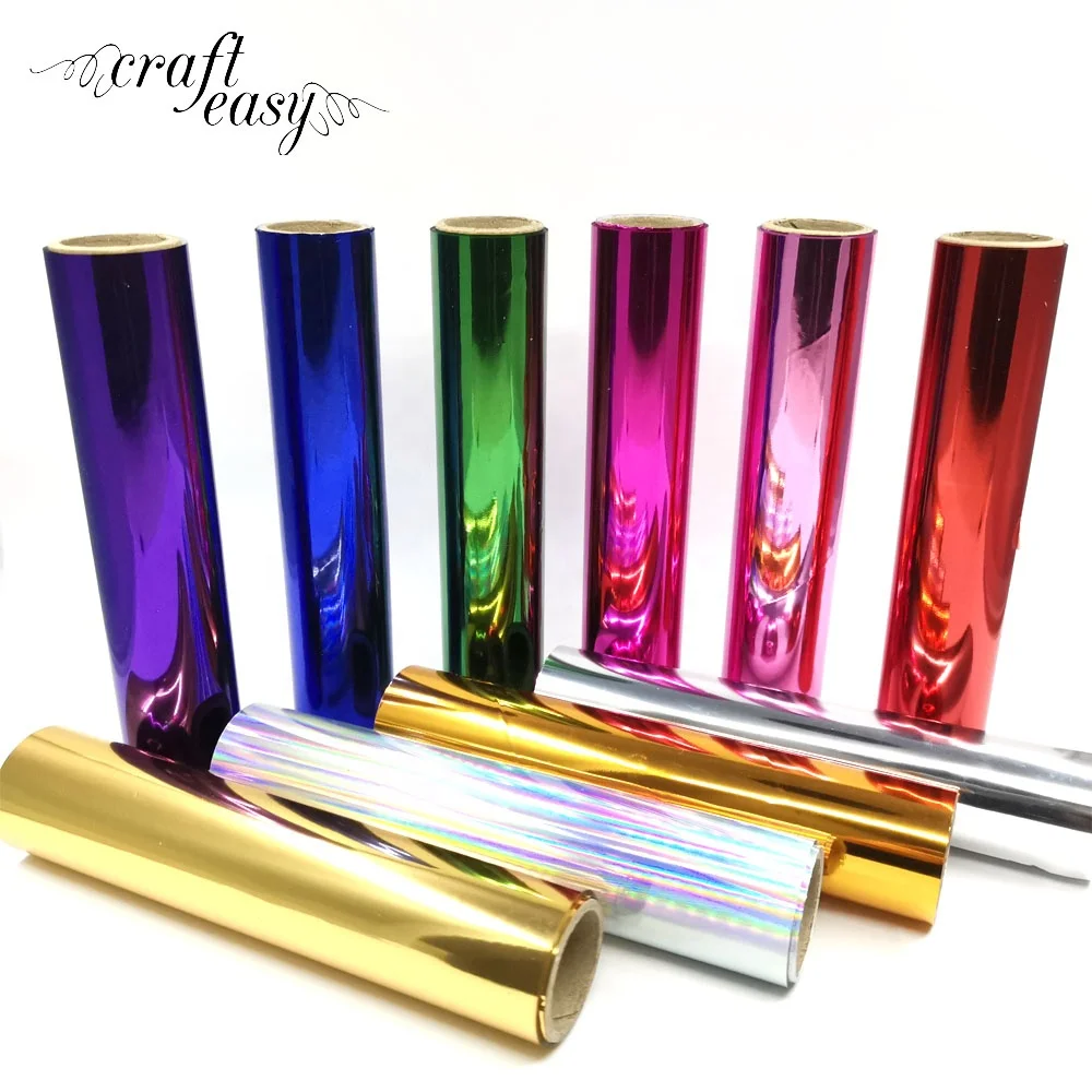 Craft Hot Stamping Color Copper Hologram Holographic Rainbow Hot Foil ...