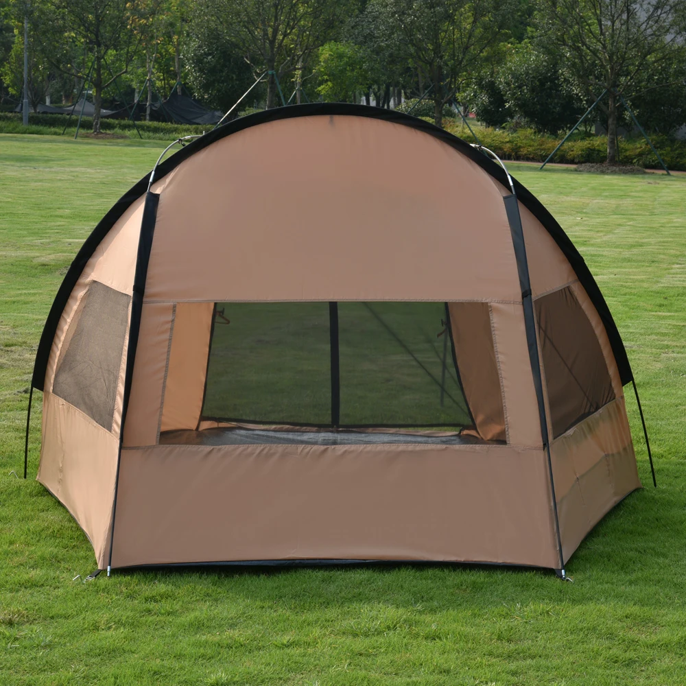 最佳选择 190t 涤纶 pa 涂层 uv30   防水大型高品质登山户外野营帐篷