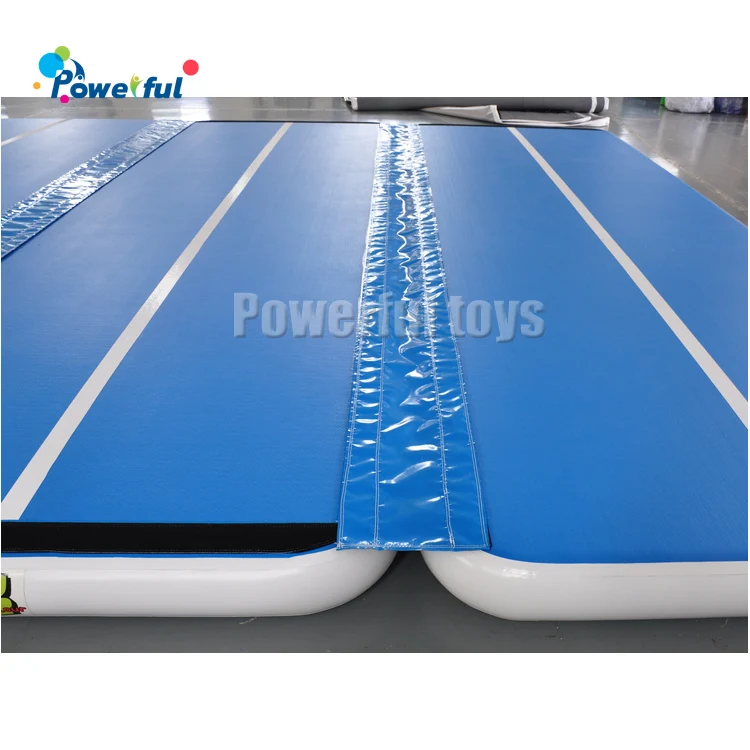 Combined large 18m inflatable airtrack exercise mat