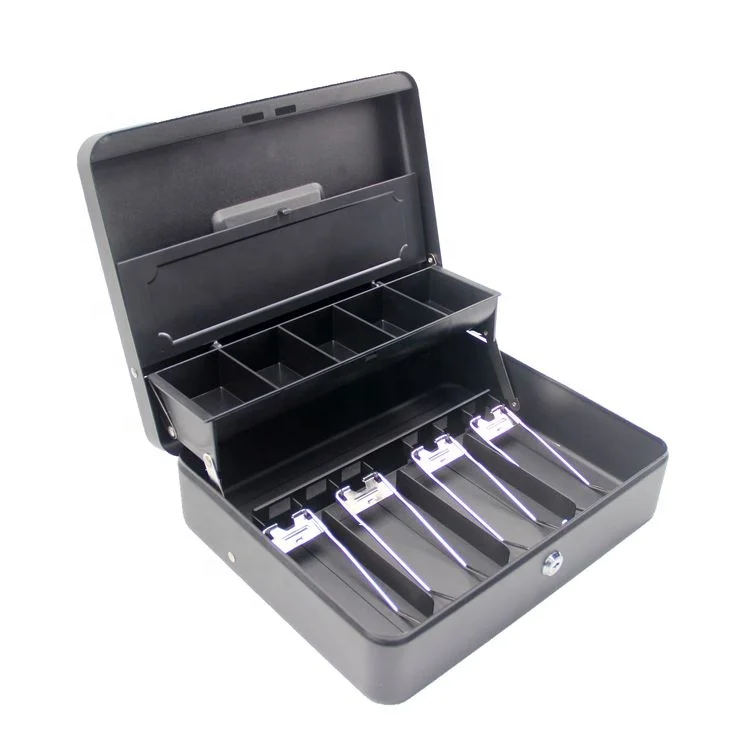 Metal Money Portable Cash Box Drawer With Key Lock Buy Cash Box