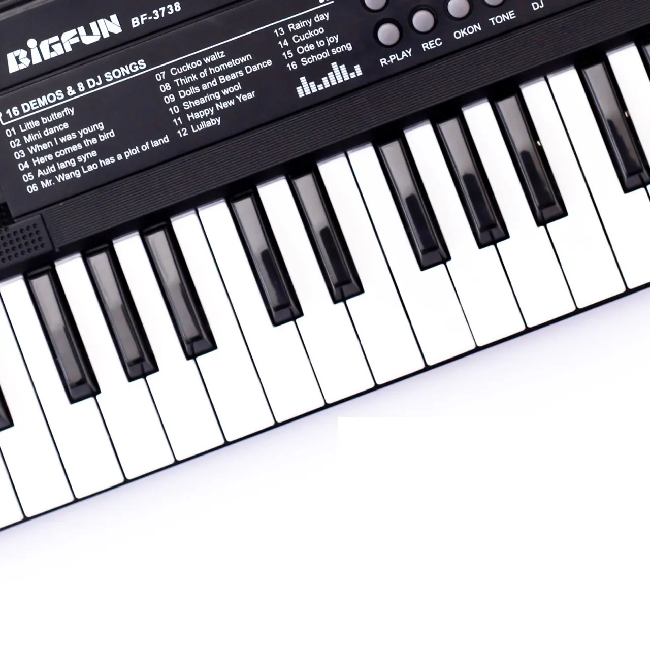 37Keys, Black BIGFUN Kids Piano Multifunction Music Educational Instrument Toy Keyboard Piano for Kids 