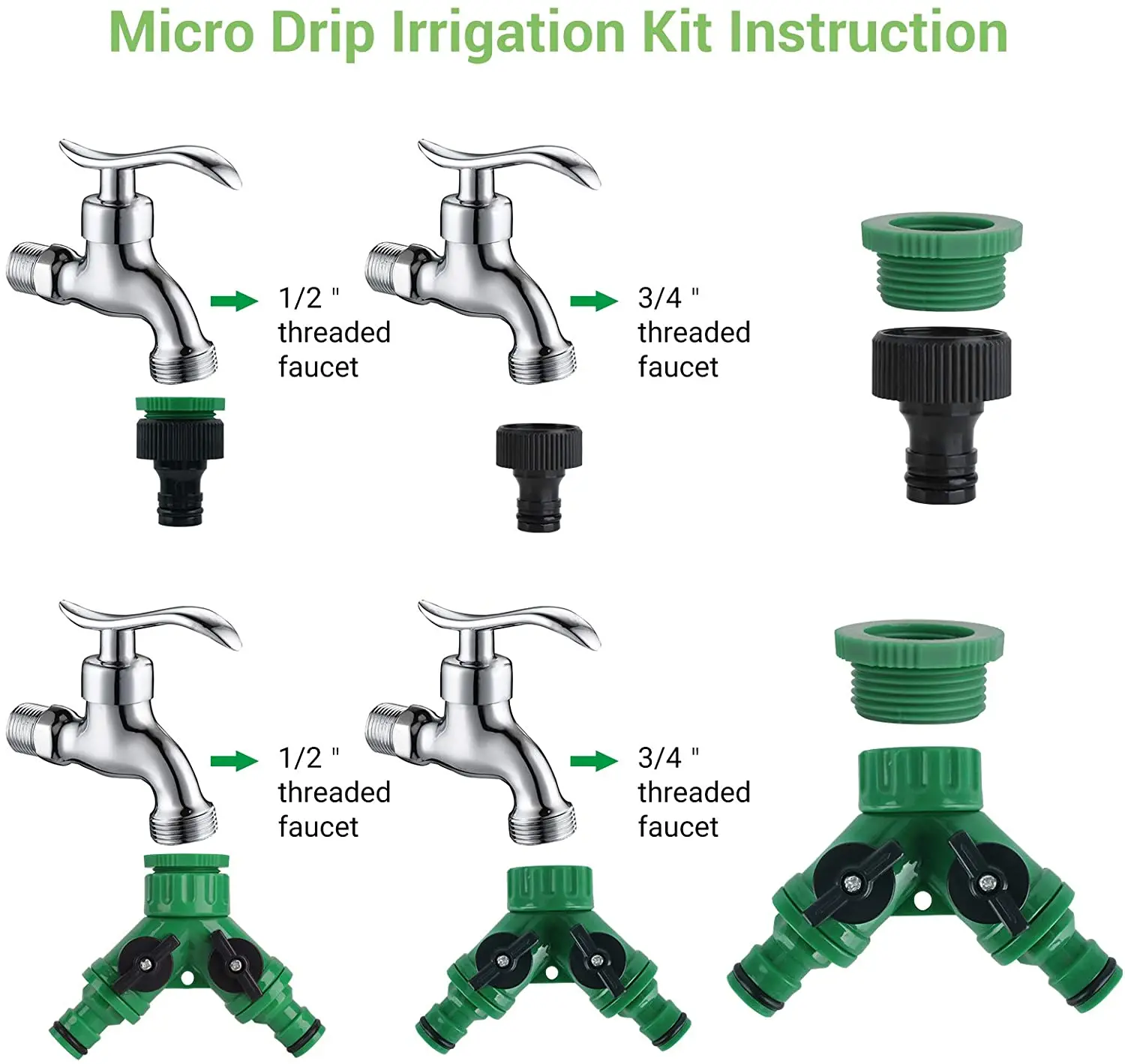 30M DIY Automatic Irrigation System Drip Irrigation Irrigation Kit