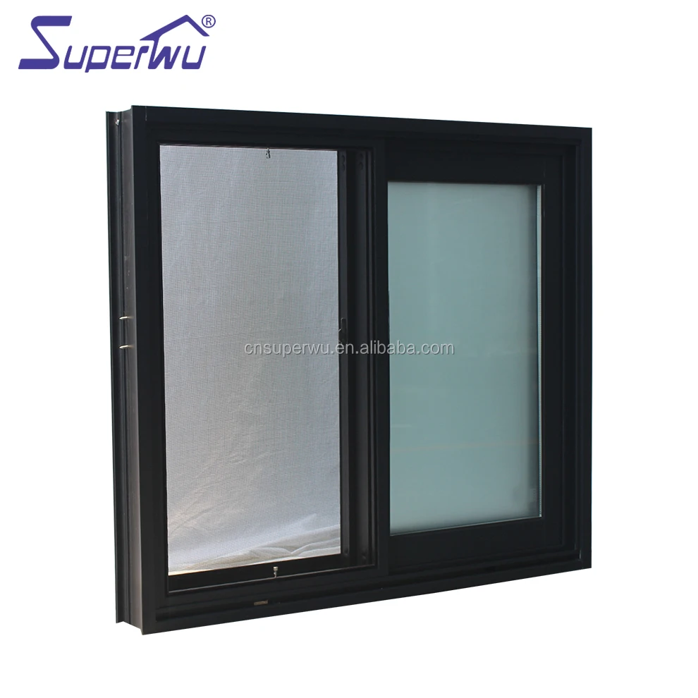 Thermal Break Aluminum Alloy Sliding Window Double Glazed