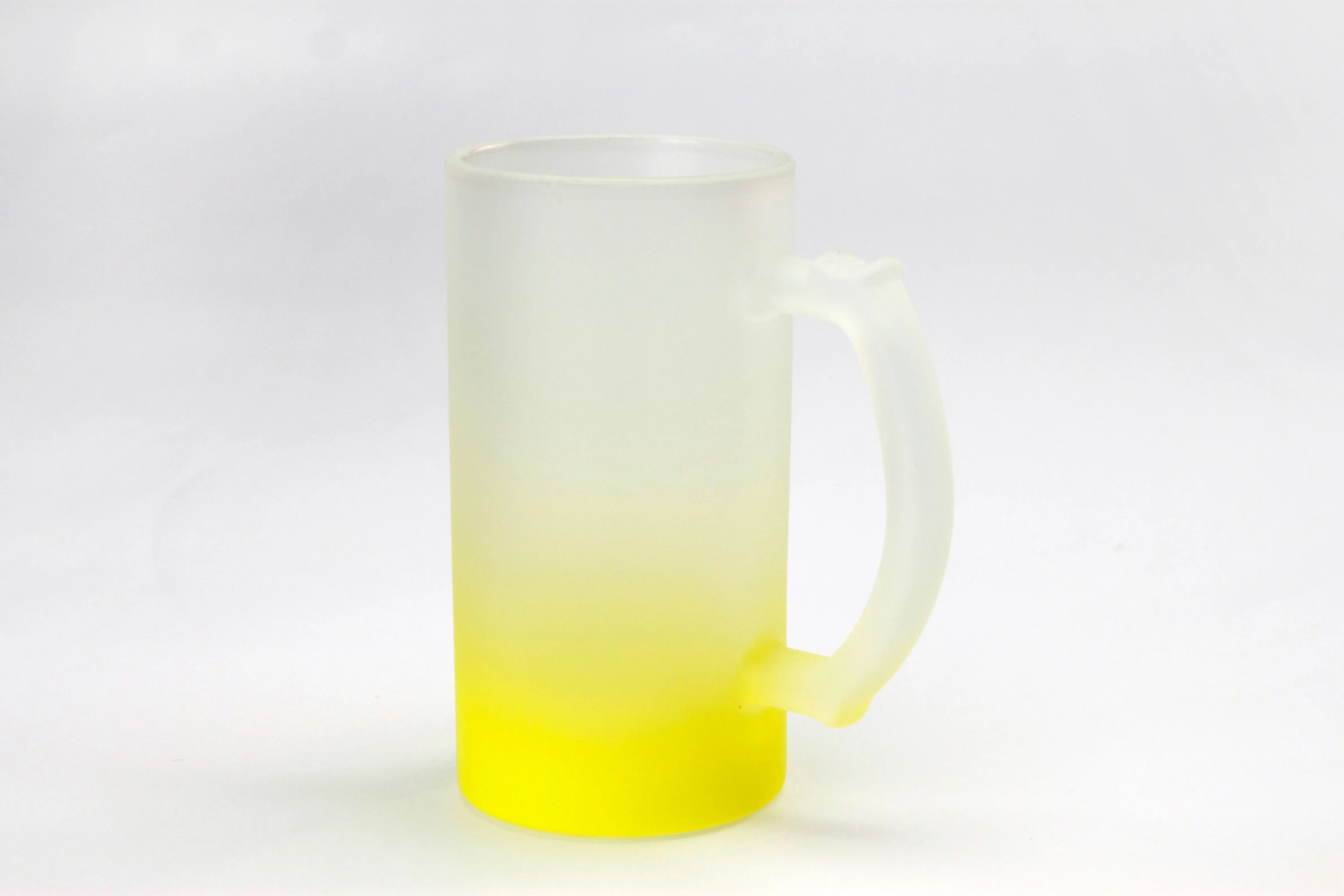 Auplex 16oz Attractive Colorful Customized Personalized Beer Mug Sublimation Beer Glass Clear 7994