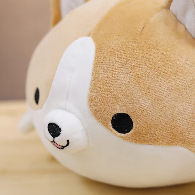 round corgi plush