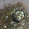 bulk cosmetic grade 200 colors glitter sequins,hexagon glitter for craft decoration