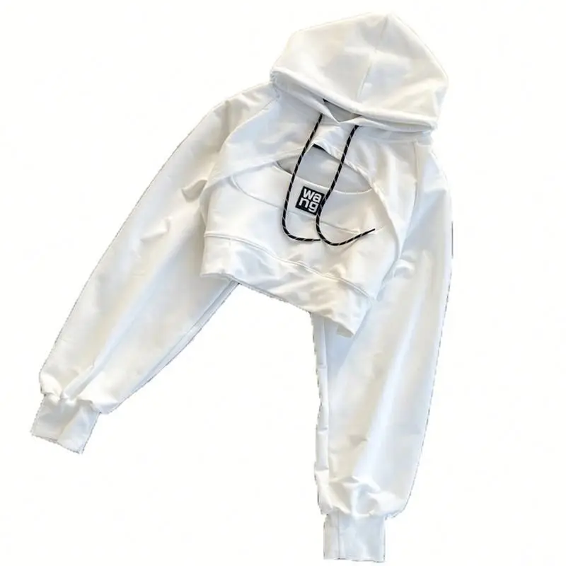 
Fashionable Crop top hoodies women With Name Brand Wholesale 