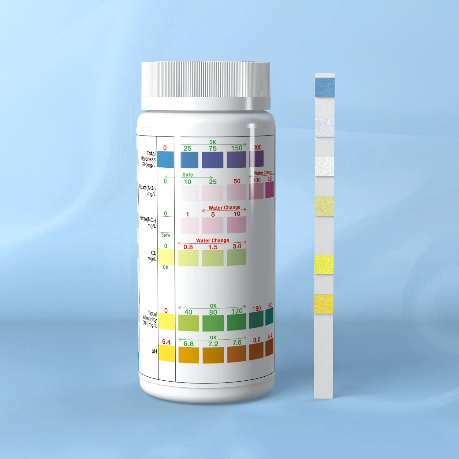 fish tank water test strips