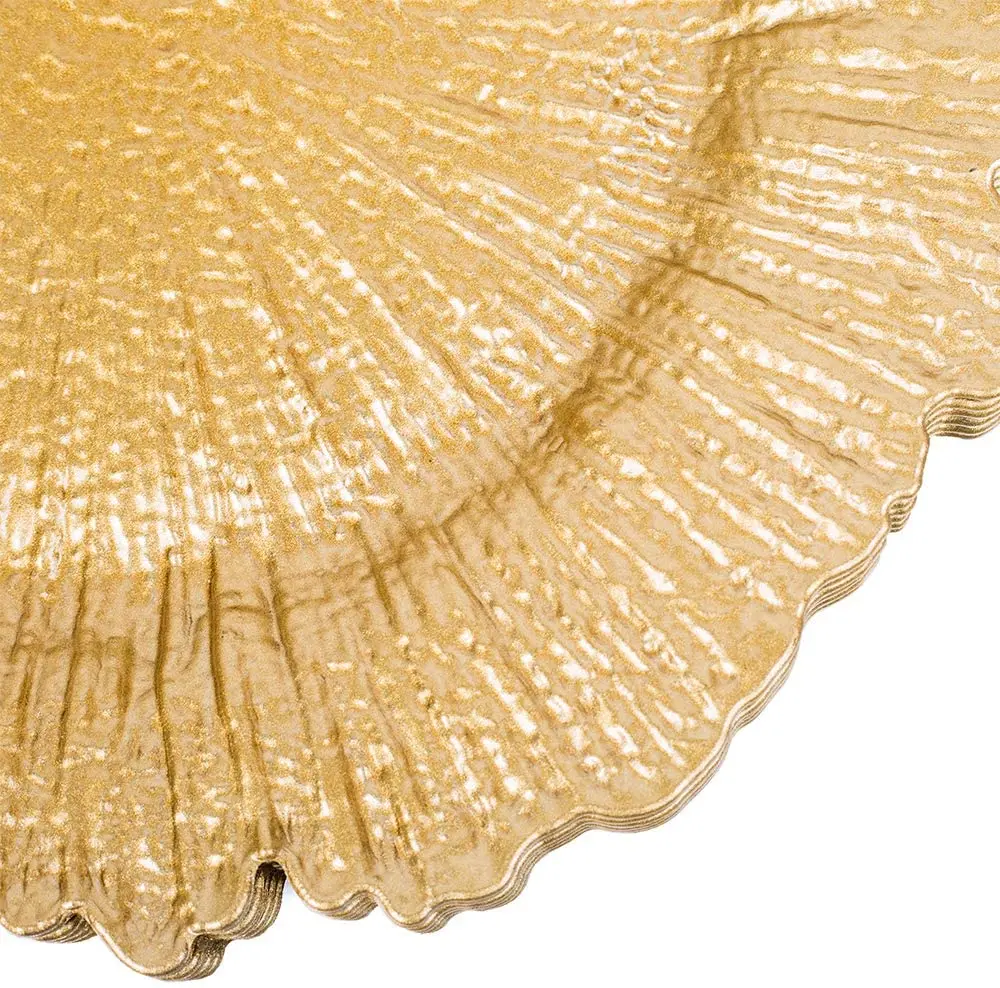 13 Inch Clear Plastic Charger Plates Table Dinner Round Charger Plates