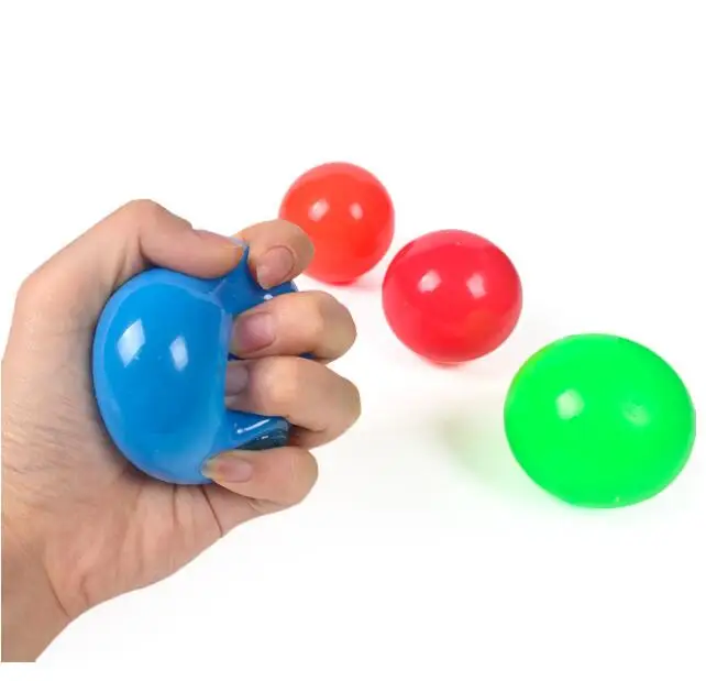 Fluorescent Sticky Balls Ceiling Stress Relief Glow In The Dark Target  UK Stock 