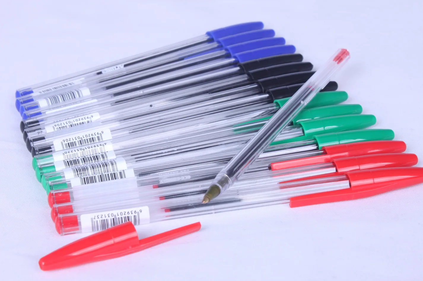 Promotional Cheap Ball Point Pen Set With Printed Logo Custom Colorful