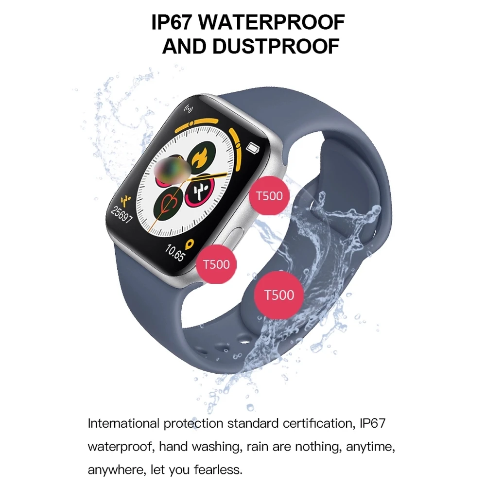 T500 Smart Watch Plus Price Fitness Tracker Ce Rohs Smart Bracelet