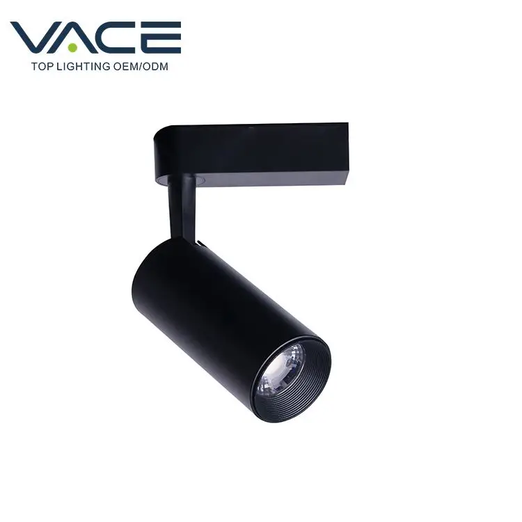 Vace 20w COB led track spotlight aluminum lamp dimmable customized CCT high quality commercial lighting for projects chain store