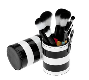 cylinder makeup brush case