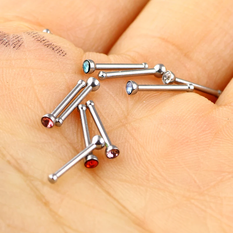 Nose Piercing Nez Color Pierced g Nose Screw Retainer Body Jewelry Indian Small Woman Nose Studs Buy Liquid Ear Flesh Tunnels And Piercing Body Kit Ear Plugs And Tunnels Earrings Gauges