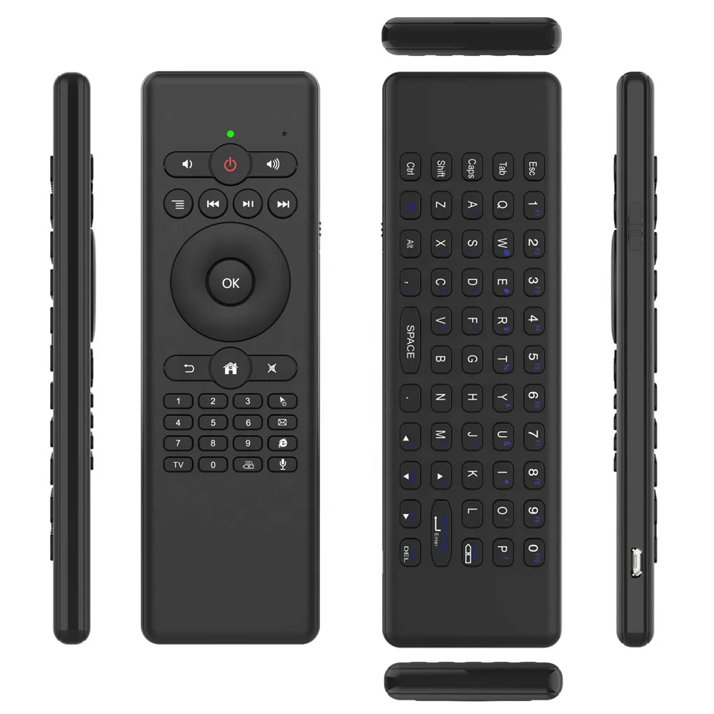 Newest T007 Magic Remote Control 2.4ghz Air Mouse Keyboard Smart Remote For Android Box Color