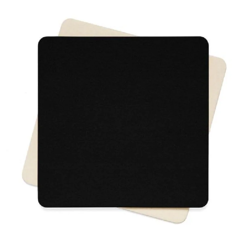 washable felt leaf coasters