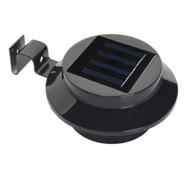 6 Pack Deal Outdoor Solar Gutter LED Lights White Sun Power Smart Solar Gutter Night Utility Security Light 
