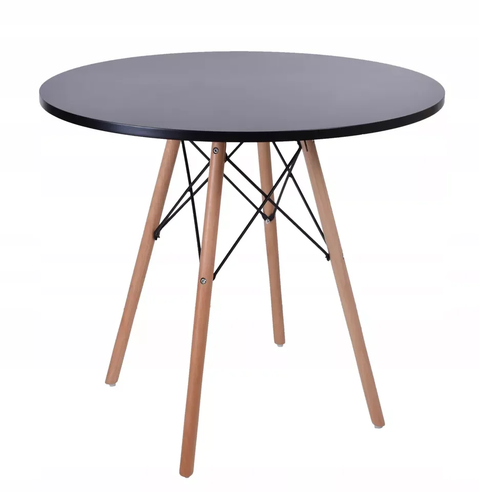 Simple Modern Coffee Table Round Mdf Desktop Dining Table For Sale