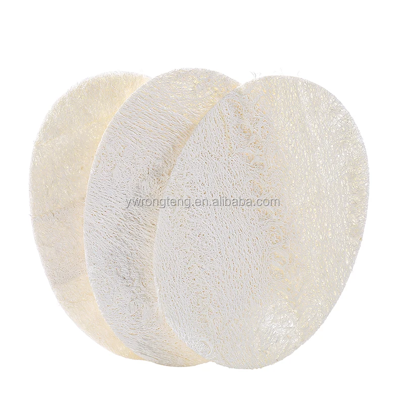 pumice stone and exfoliating loofah sponge