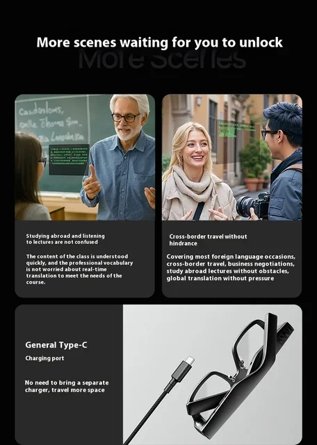 INMO GO2 3D Intelligent AR Glasses - Real Time Translation