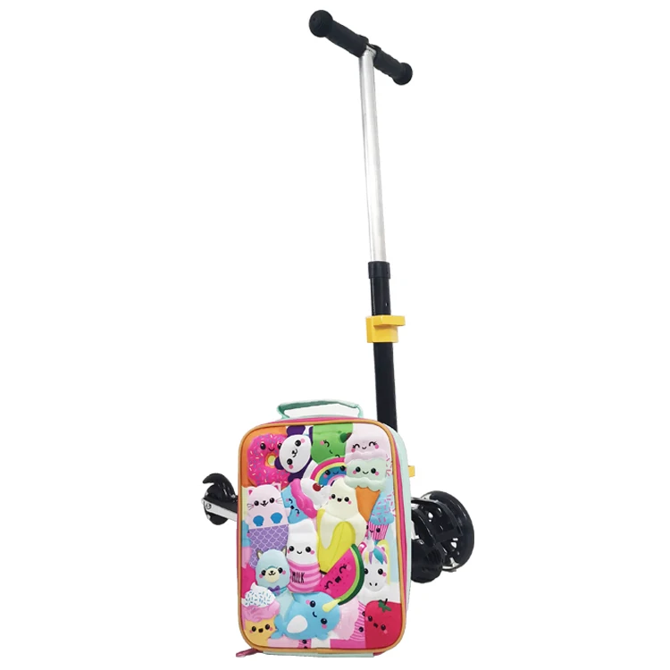 Removable 19inch Scooter + 16inch Backpack Children Carry On Luggage