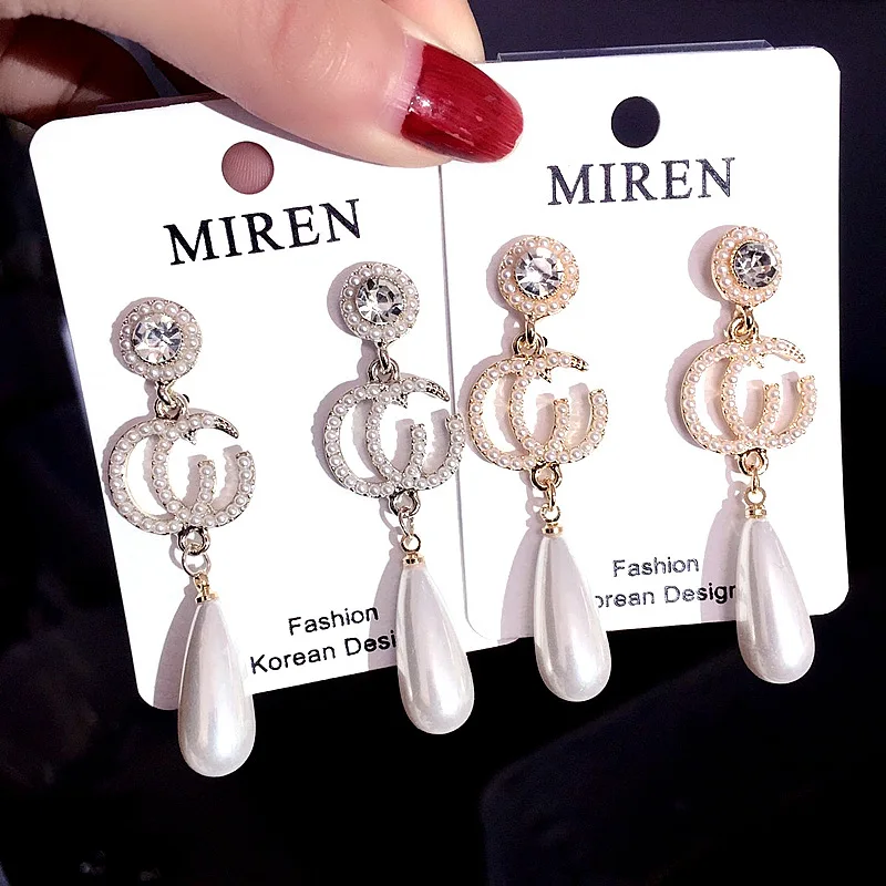 boucles d/'oreilles en or pour femmes bijoux  cristal une paire Argent 925 luxe