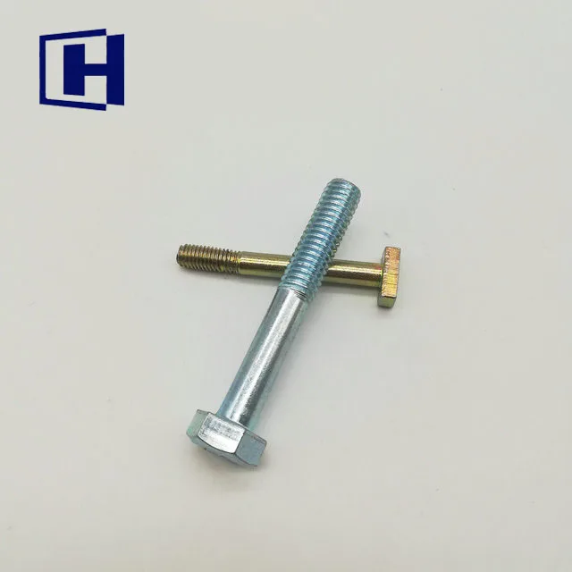 
Hex Head Screw Hex Head Bolt DIN931 DIN933 Grade 8.8 Black Hex Bolt and Nut M8 M10 M12 M16 M20 M24 