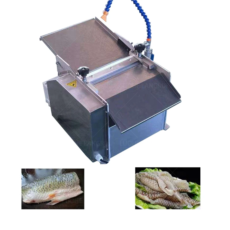 Small Automatic Fish Skin Removal Machine Seafood Fish Skin Peeling ...