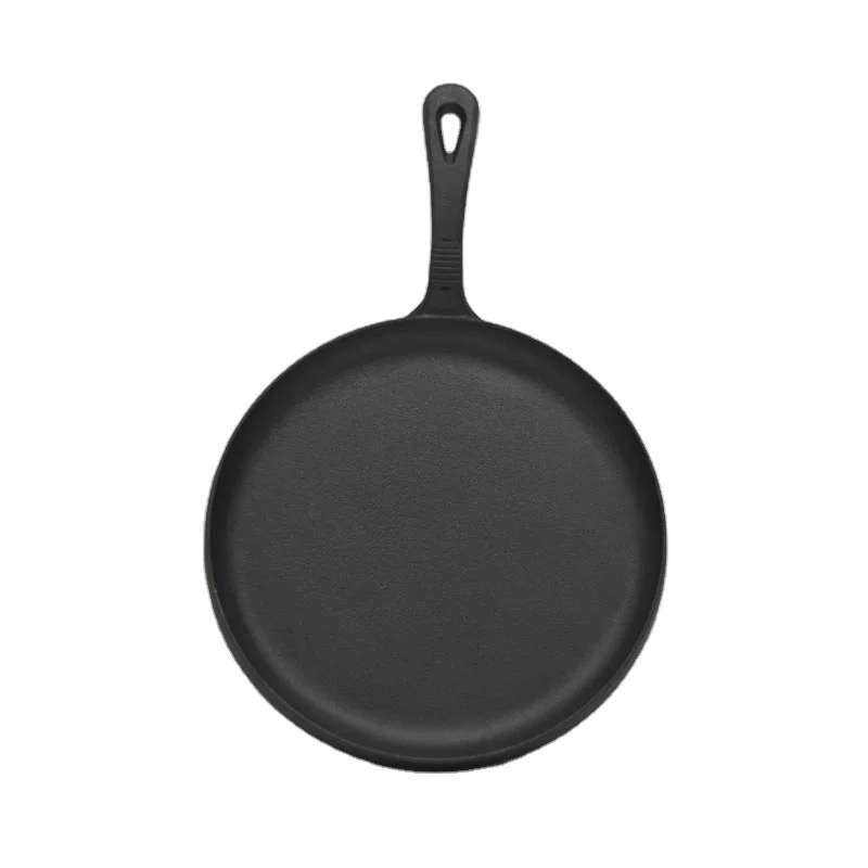 Chuihua Wholesale 12 Inch Pre Seasoned Cast Iron Cookware Skillet Cast Iron Skillet Frying Pan 