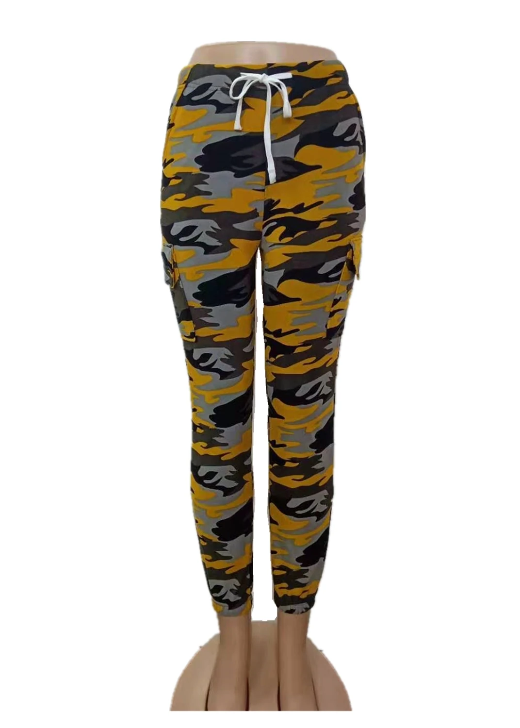 orange army pants women's