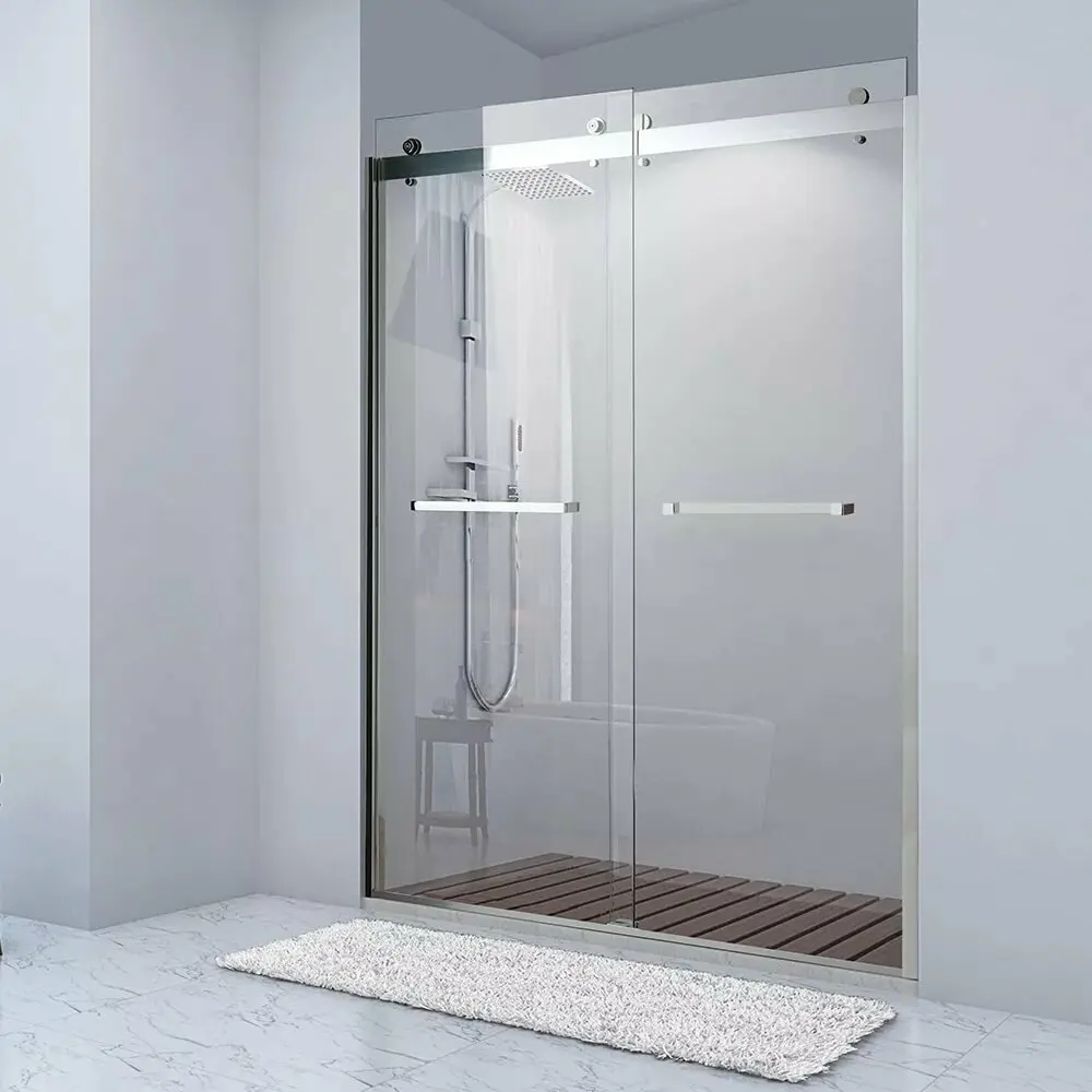 Acid etched glass /Frosted glass bathroom door with high quality and good price
