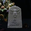 Wholesale cat remembrance grave stone pet memorial, resin hand made pet memorial plaques%