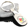Vancouver Custom Maple Leaf Engraved Key Ring Zinc Alloy Metal Souvenirs Gifts Key Rings Canada