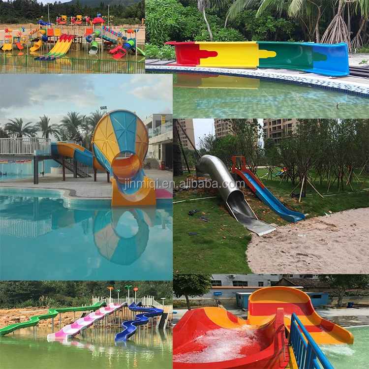 Kids Water Park Outdoor Playground Water Playground Equipment Water Slide Swimming Pool Play