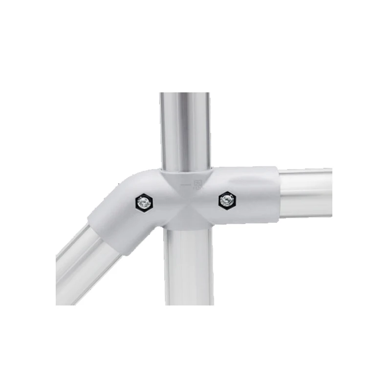 product 43mm series 1000 grade external 45 degree cross joint third generation wire rod aluminum alloy lean pipe connector accessories-12