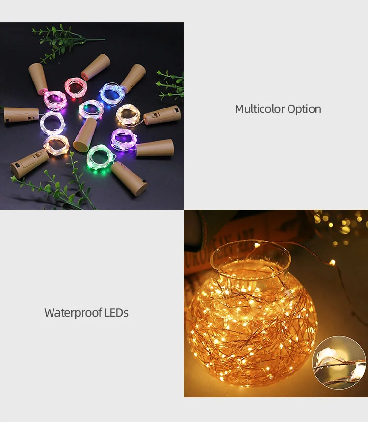 Hot Sell Amazon Ebay 6 Pack Led String Wine Cork Light Lr44 Battery Bottle Lights Buy Battery Bottle Lights Product On Alibaba Com