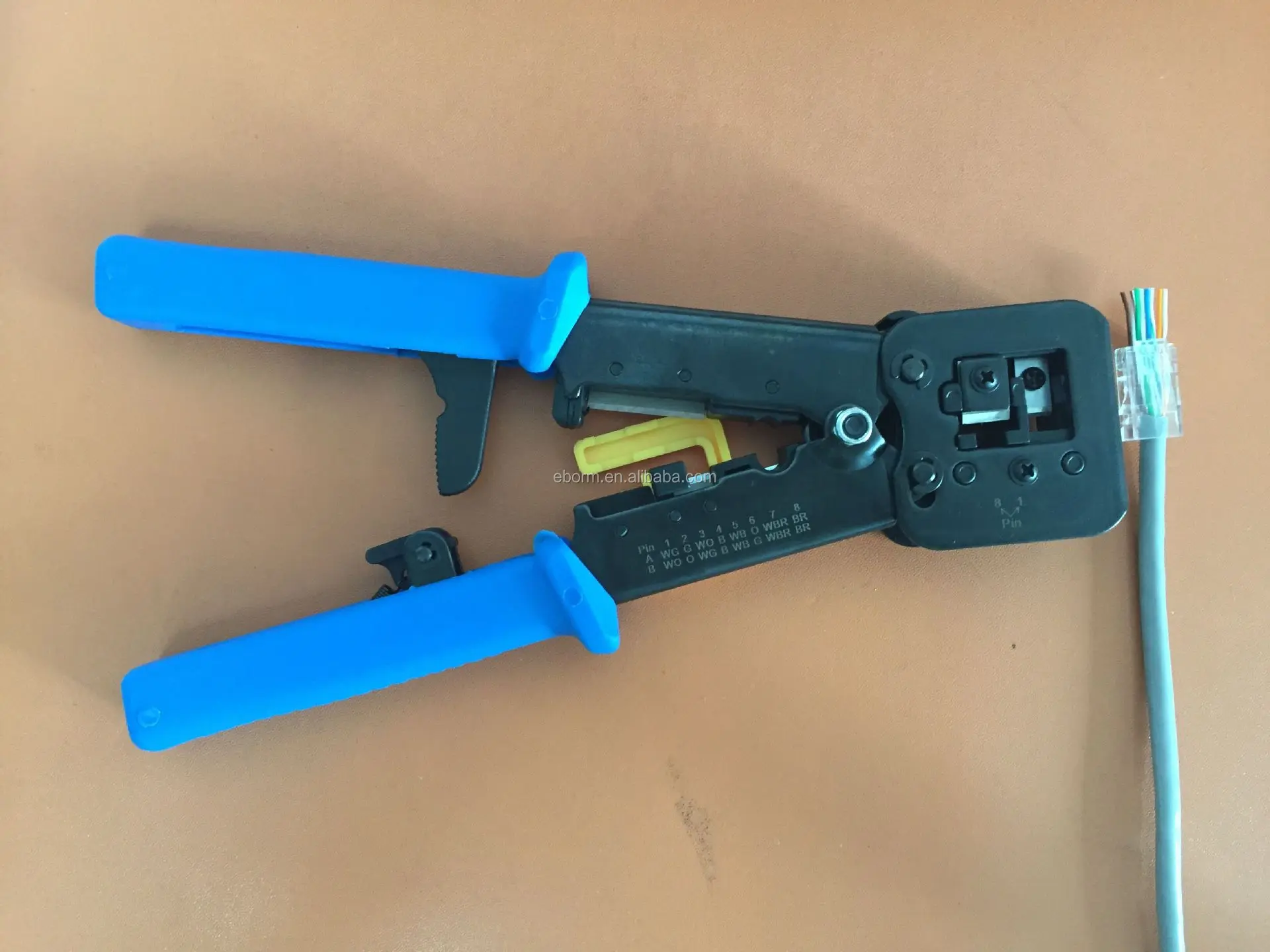 Ezrj45 Crimp Tool For 6p/rj11 And 8p/rj45 Crimp Cut Strip Tool