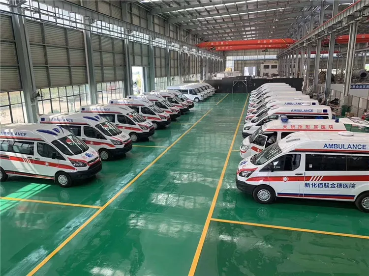 Stock ICU Ambulance For 2020 Coronavirus Patient 